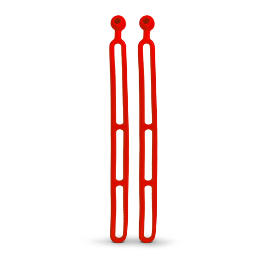BluBird 'Rapid Tie' Non Marring Strap 16", Pack of 2, Red